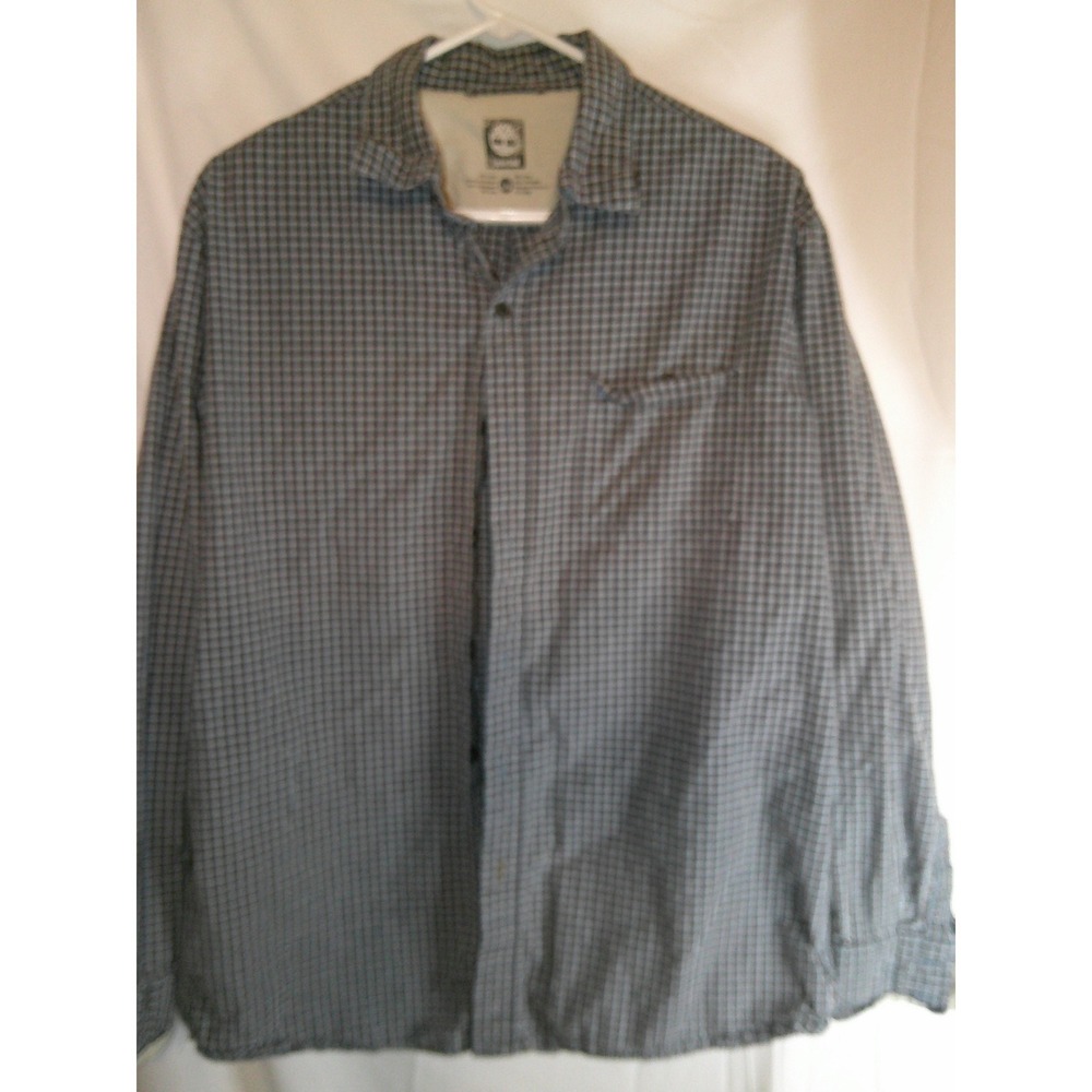 Vintage Timberland Plaid Shirt Long Sleeve Casual Mens L/G